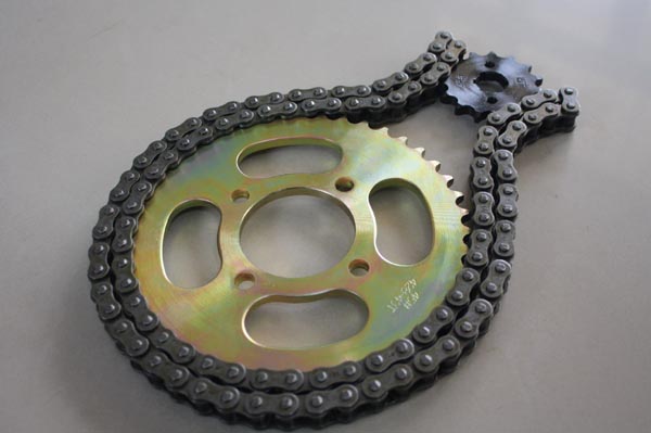 链轮链条结合紧密